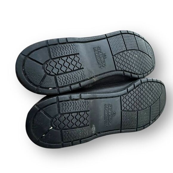 Sebago Tassel Loafers Two Tone Black Brown Leather Moc Shoes Women's size 8 - Picture 9 of 12